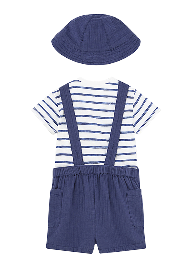 Set 3 piese dungi bleumarin Better Cotton - Mayoral , [3],bestfam.ro