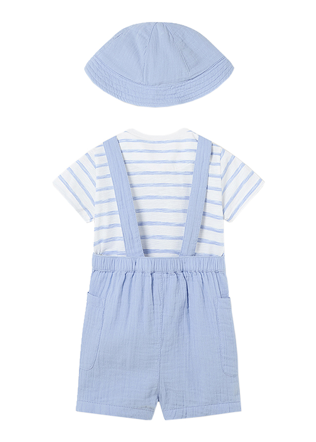 Set 3 piese dungi bleu Better Cotton - Mayoral 12 luni (80 cm)