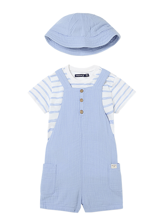 Set 3 piese dungi bleu Better Cotton - Mayoral, [2],bestfam.ro