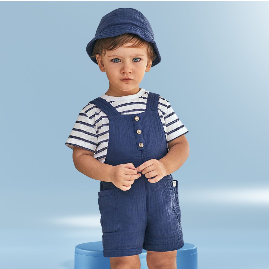 Set 3 piese dungi bleumarin Better Cotton - Mayoral 
