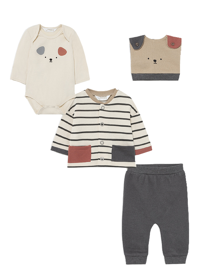 Set 4 piese, catel - ECOFRIENDS - Mayoral  , [2],bestfam.ro
