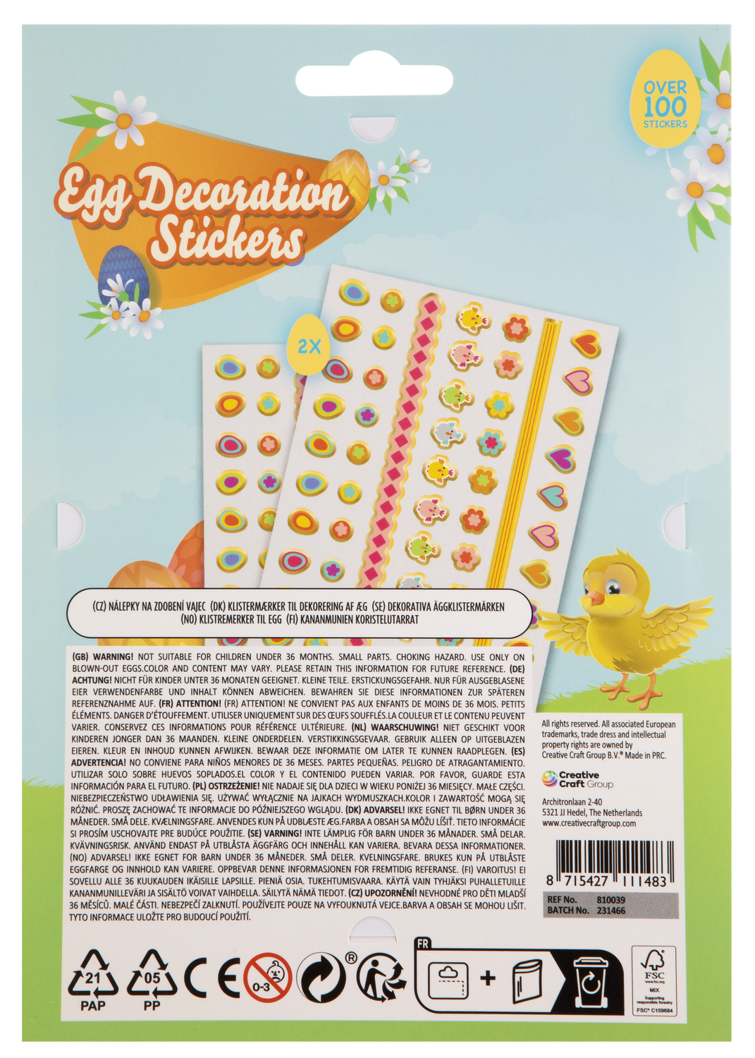 Set abtibilduri decorative oua Paste - Model 1, [2],bestfam.ro