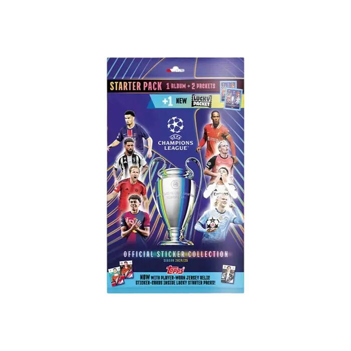 Set album abtibilduri Topps 24/25 UEFA Champions League - Starter Pack