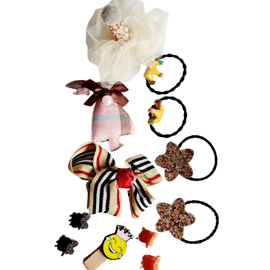 Set Auriu 24 de accesorii pentru par - Drool, [6],bestfam.ro