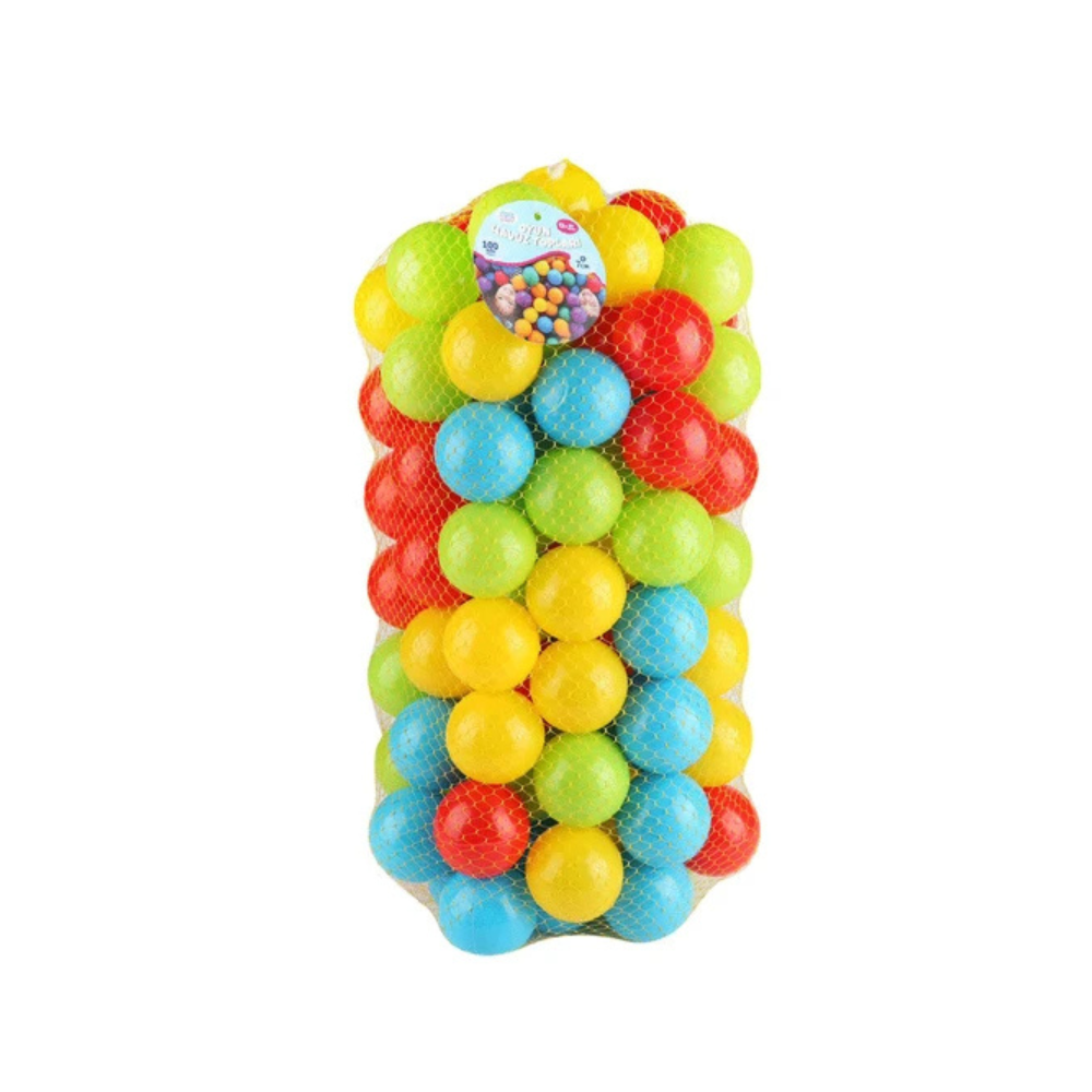 Set bile multicolore 100 buc - 7cm