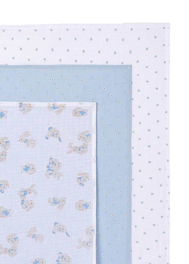 Set cadou - 3 museline iepurasi - bleu - Mayoral, [2],bestfam.ro
