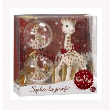 Set cadou - Primul meu Craciun, Girafa Sophie - Sophie la Girafe