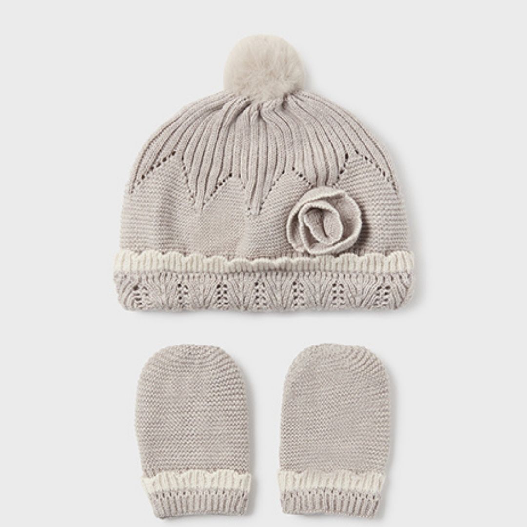 Set Capucino caciula si manusi pentru  - Mayoral   18 luni, [2],bestfam.ro