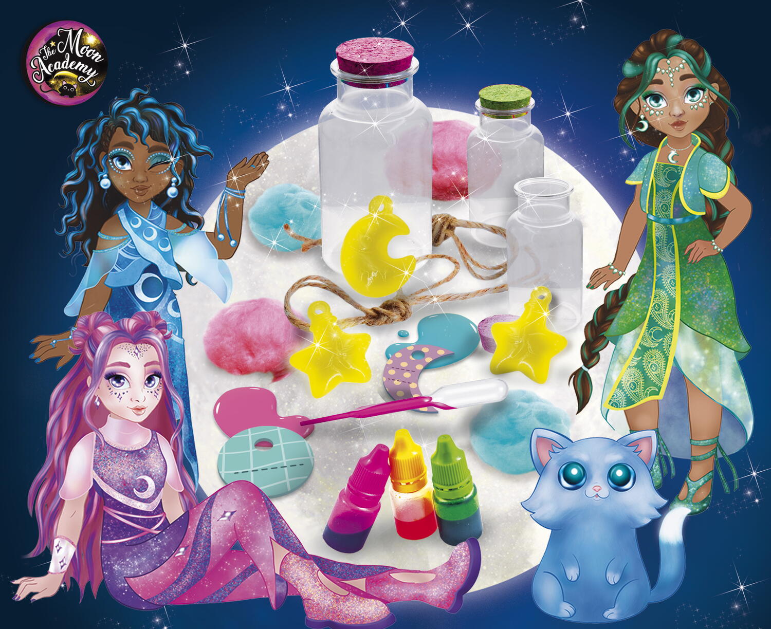 Set creativ - The Moon Academy - Borcanele magice, [3],bestfam.ro