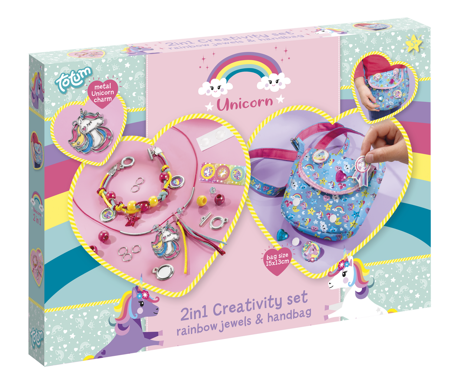 Set creativ 2 in 1 - Bijuterii & gentuta unicorni