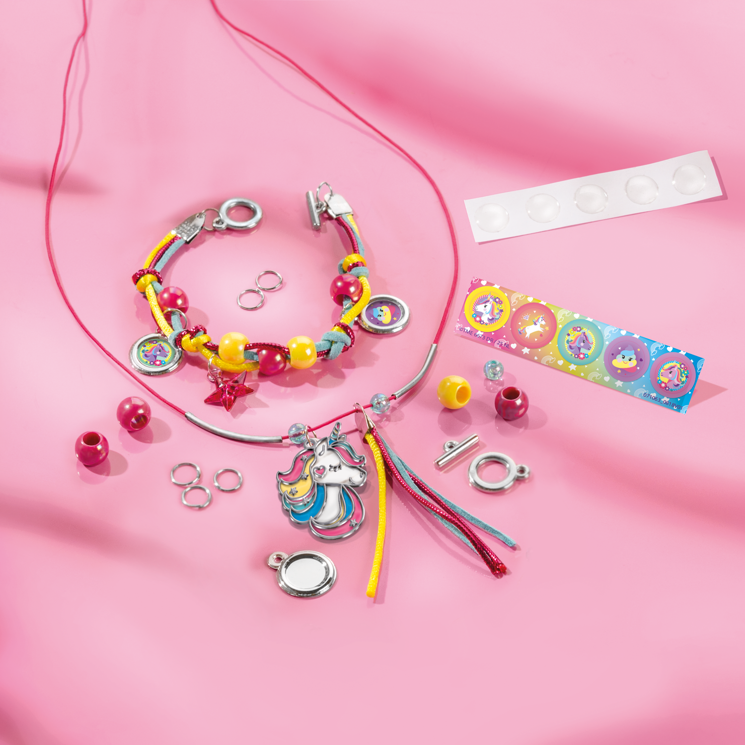 Set creativ 2 in 1 - Bijuterii & gentuta unicorni, [3],bestfam.ro