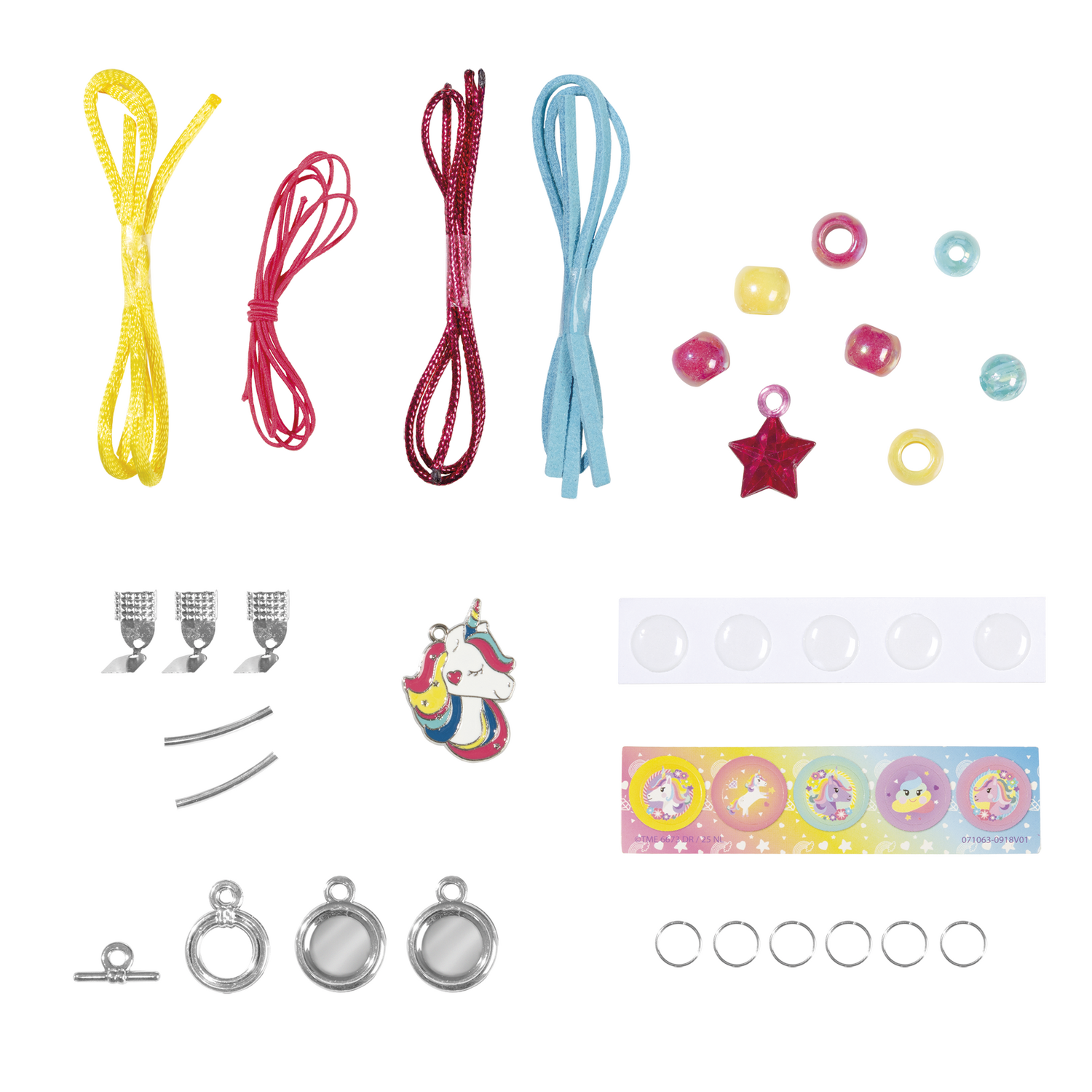 Set creativ 2 in 1 - Bijuterii & gentuta unicorni, [4],bestfam.ro