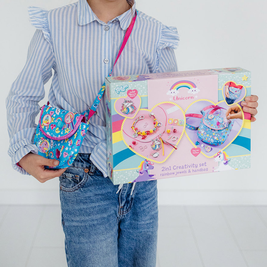 Set creativ 2 in 1 - Bijuterii & gentuta unicorni, [8],bestfam.ro