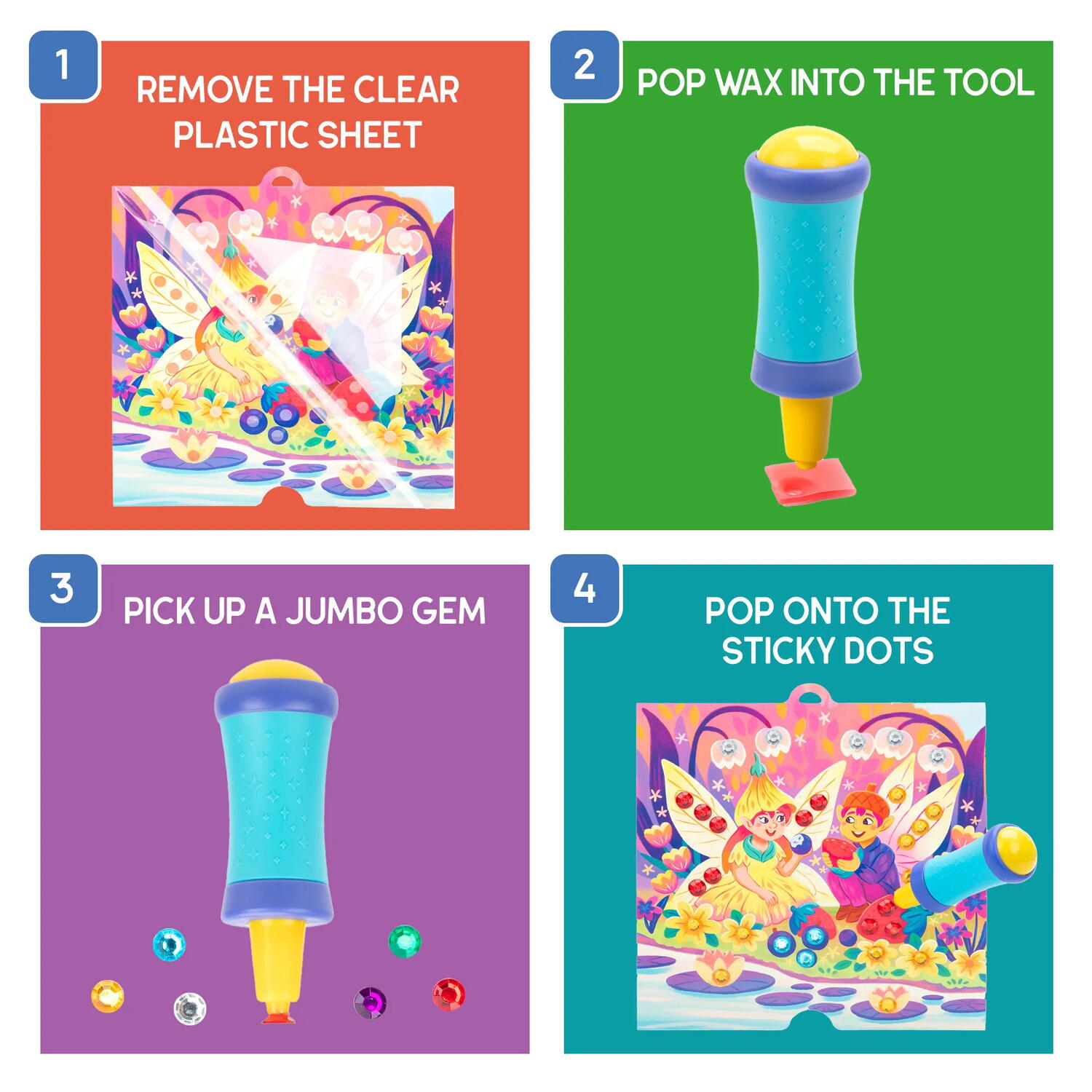 Set creativ cu diamante - Regatul basmelor, [7],bestfam.ro