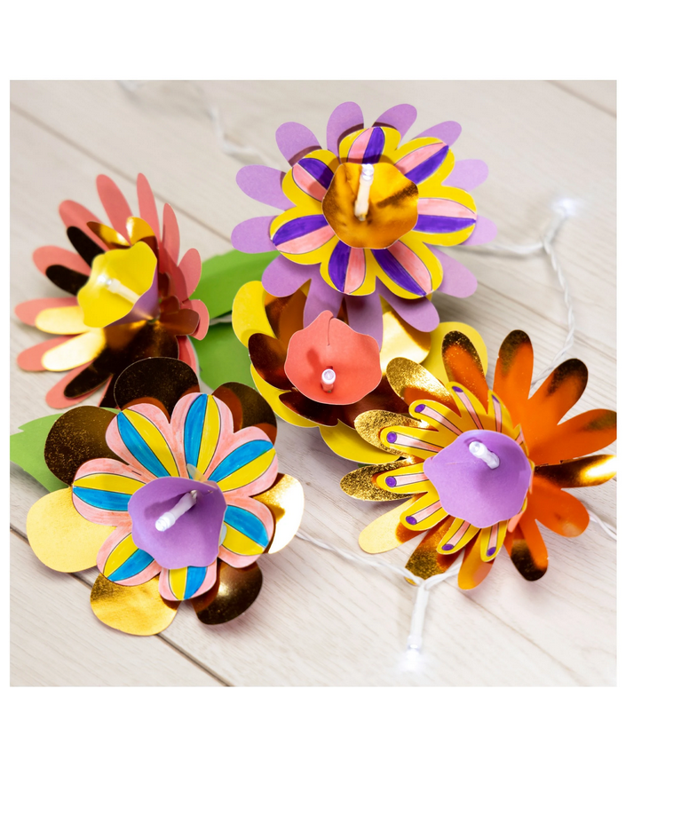 Set creativ - Floricele cu LED, [2],bestfam.ro