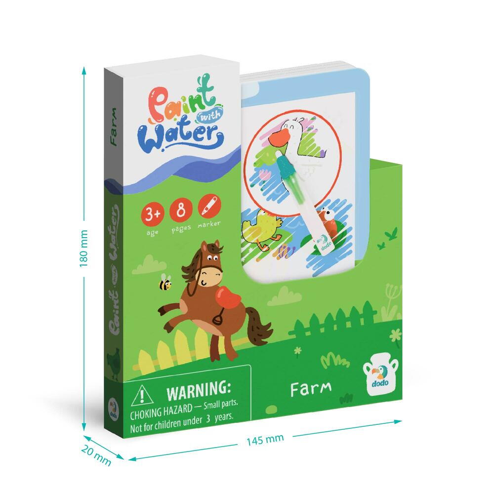 Set de colorat cu apa - La ferma, [2],bestfam.ro