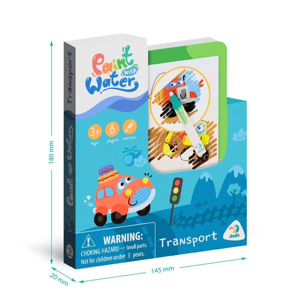 Set de colorat cu apa - Vehicule, [2],bestfam.ro