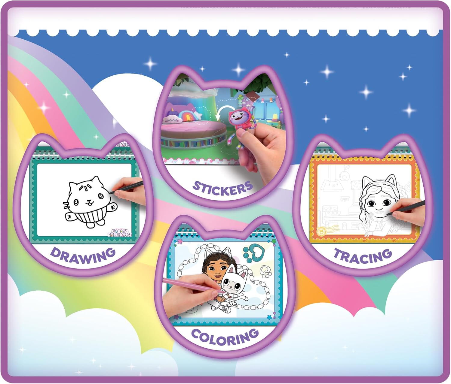 Set de colorat & desenat - Gabby's Dollhouse, [3],bestfam.ro