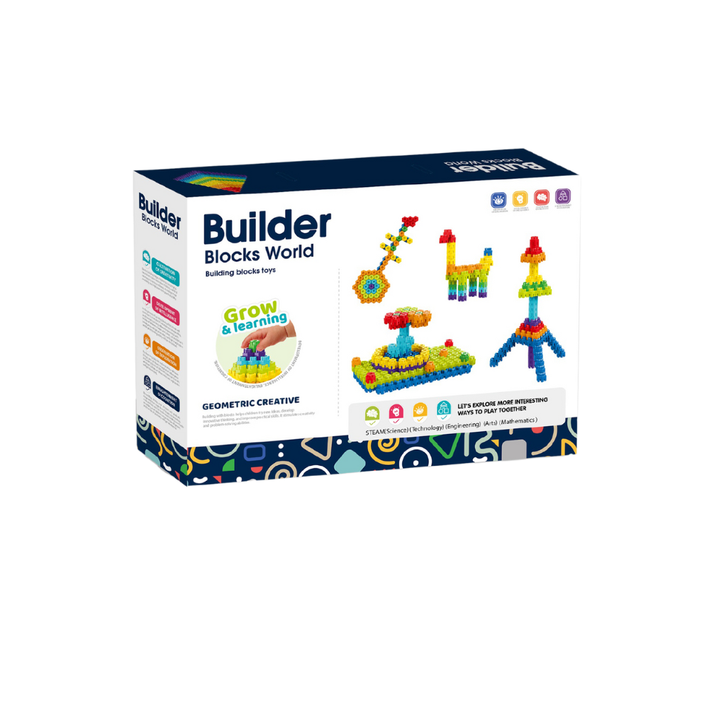 Set de constructie STEAM - Micutul constructor (160 piese), [3],bestfam.ro