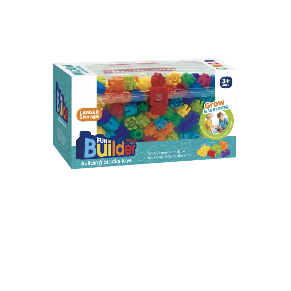 Set de constructie STEAM - Micutul constructor (200 piese), [3],bestfam.ro