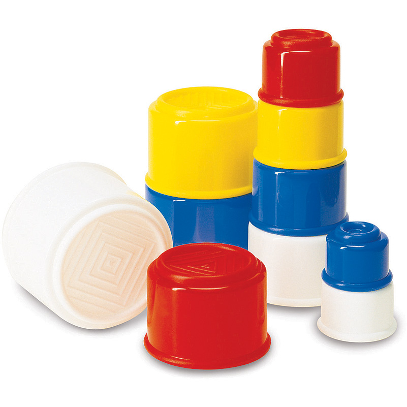 Set de construit - Pahare colorate - Ambi Toys, [2],bestfam.ro