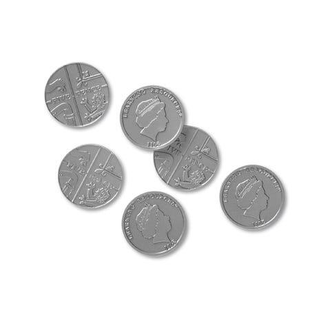 Set de monede de jucarie (5 penny)
