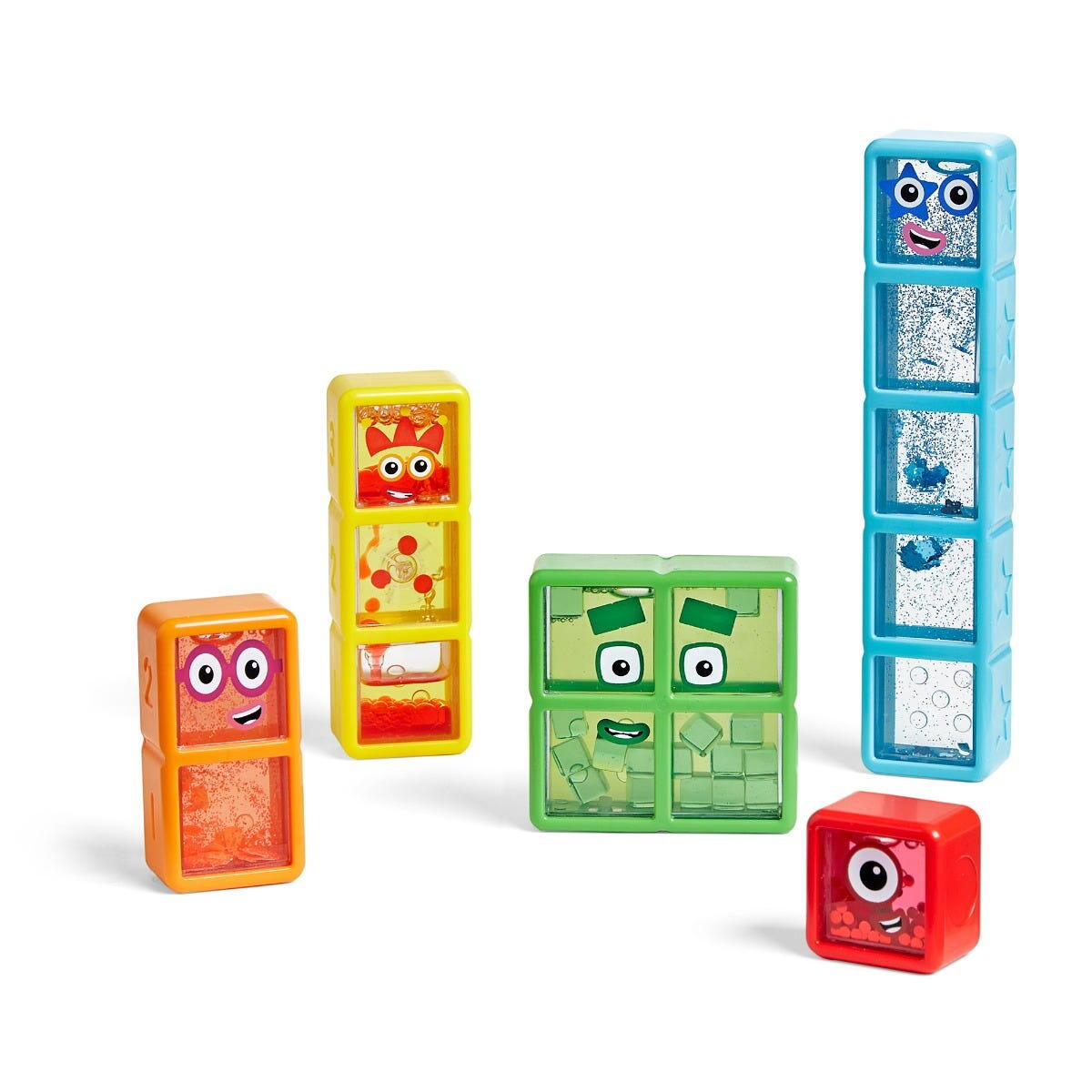 Set eprubete senzoriale Numberblocks®  - De la 1 la 5, [4],bestfam.ro