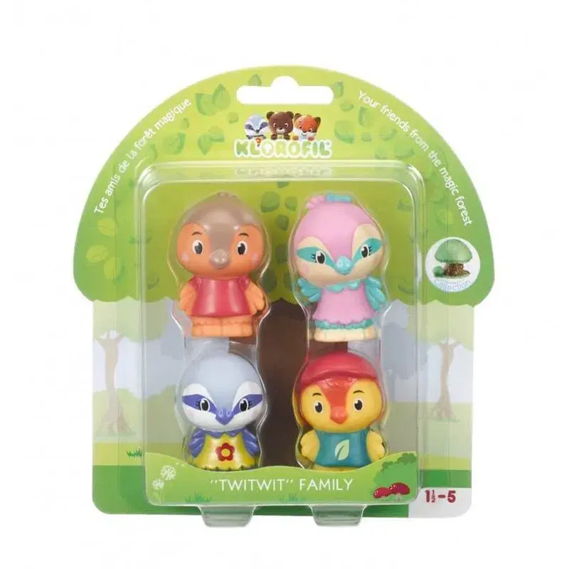 Set figurine- Familia de pasari Twitwit