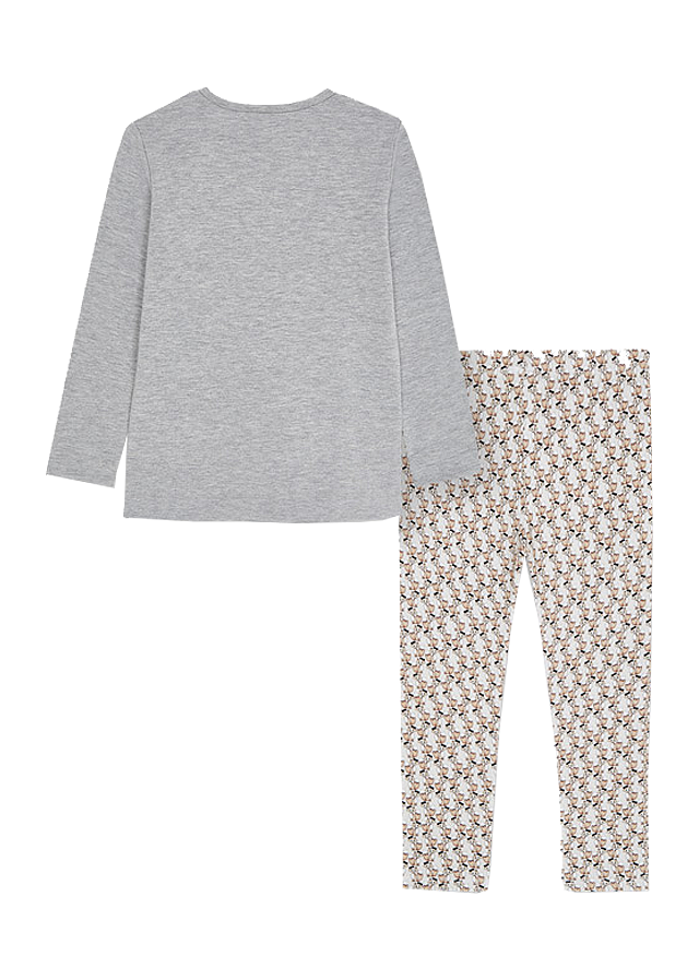 Set leggings imprimeu - ECOFRIENDS, fetita - Mayoral 5 ani, [2],bestfam.ro