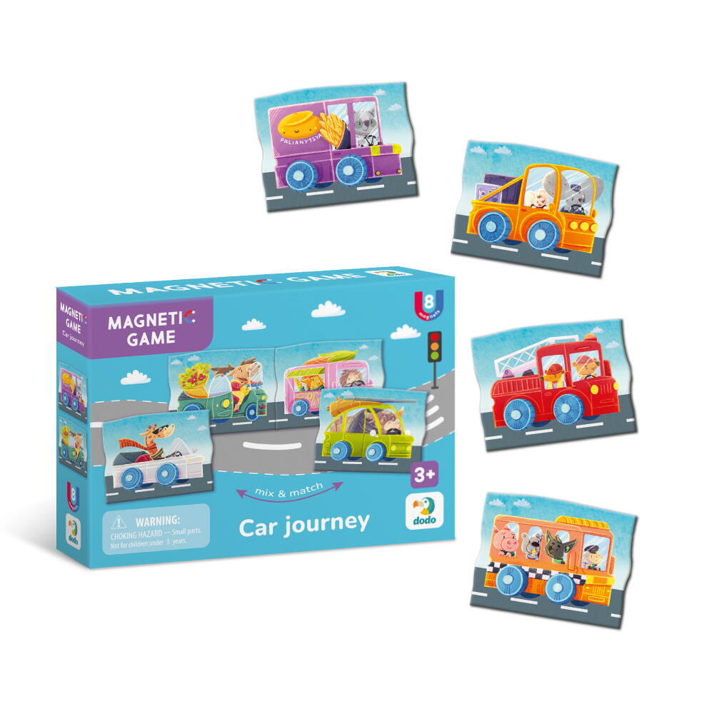 Set magnetic - Calatorie cu masina, [2],bestfam.ro