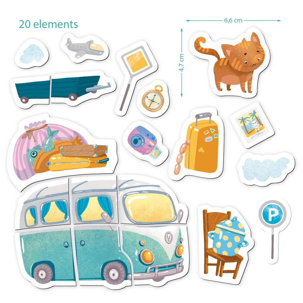 Set magnetic - Pisciuta in calatorie, [4],bestfam.ro