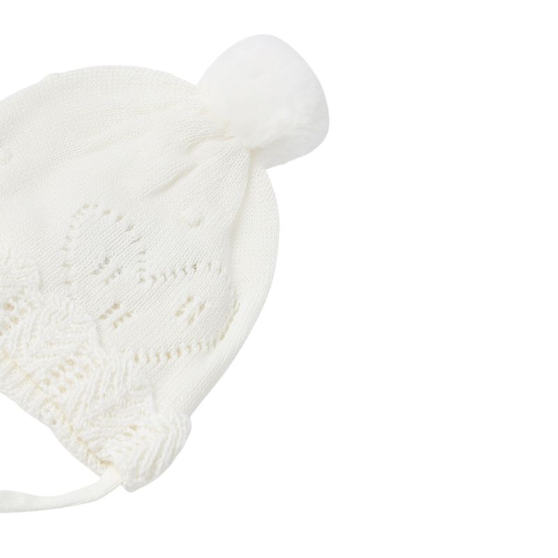 Set Off-white caciula cu fular si manusi  - Mayoral   6 luni, [5],bestfam.ro