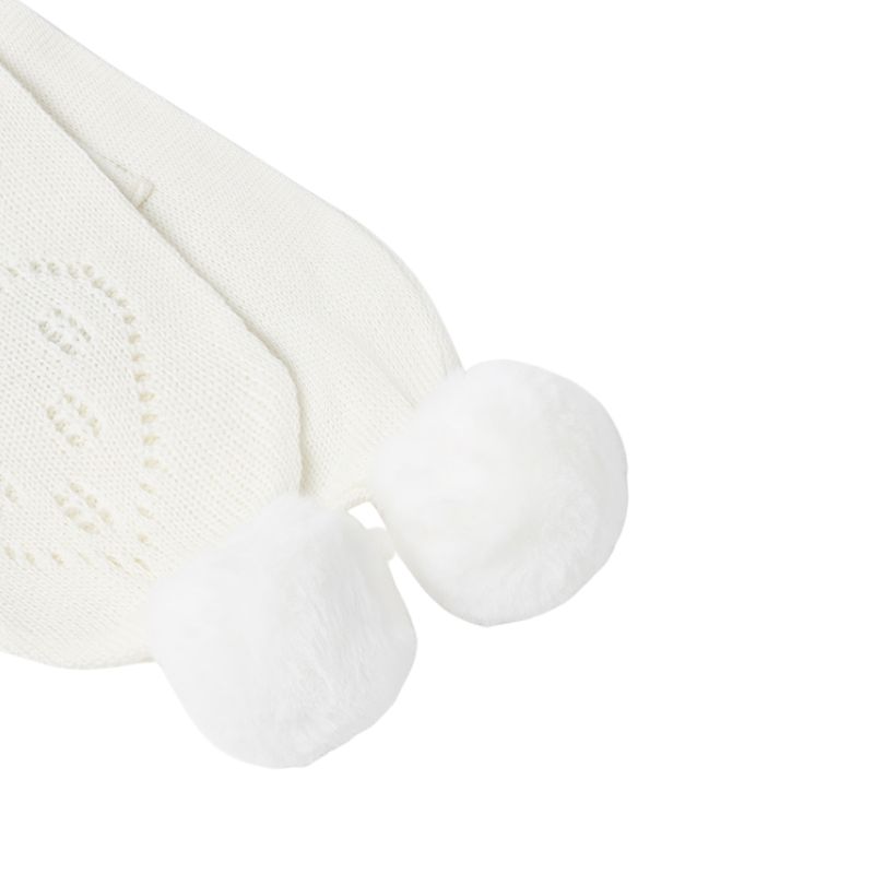 Set Off-white caciula cu fular si manusi  - Mayoral   18 luni, [6],bestfam.ro