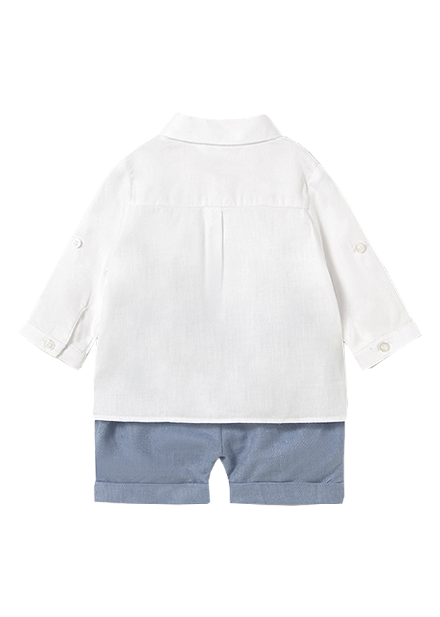 Set pantaloni scurti si camasa cu vesta - Mayoral  4-6 luni, [3],bestfam.ro