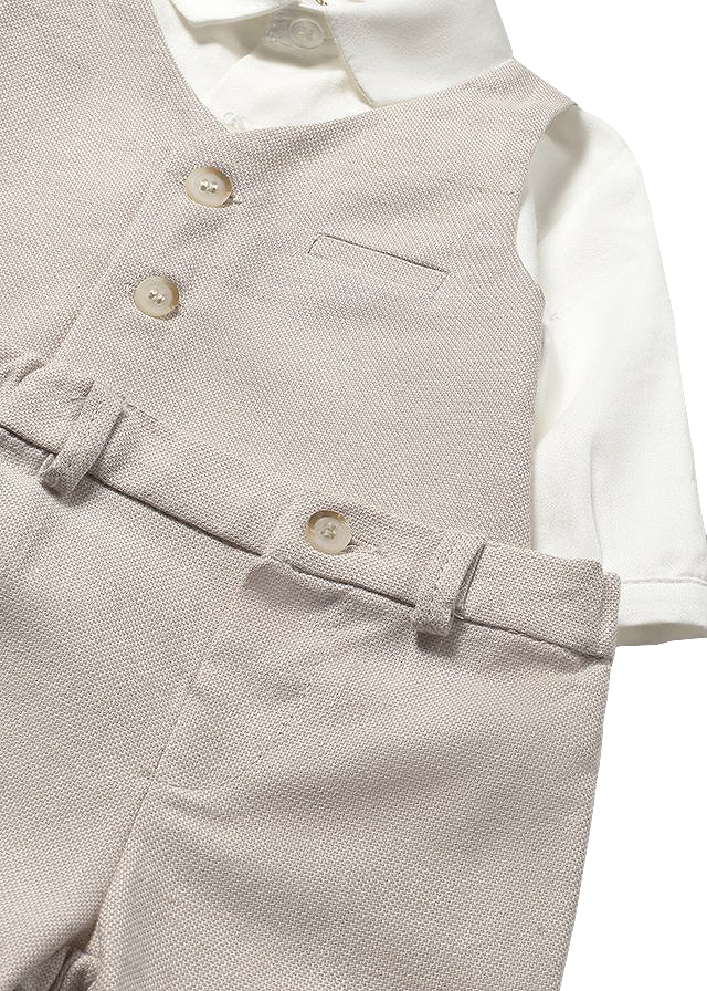 Set pantaloni scurti si camasa cu vesta - Mayoral  12 luni, [3],bestfam.ro