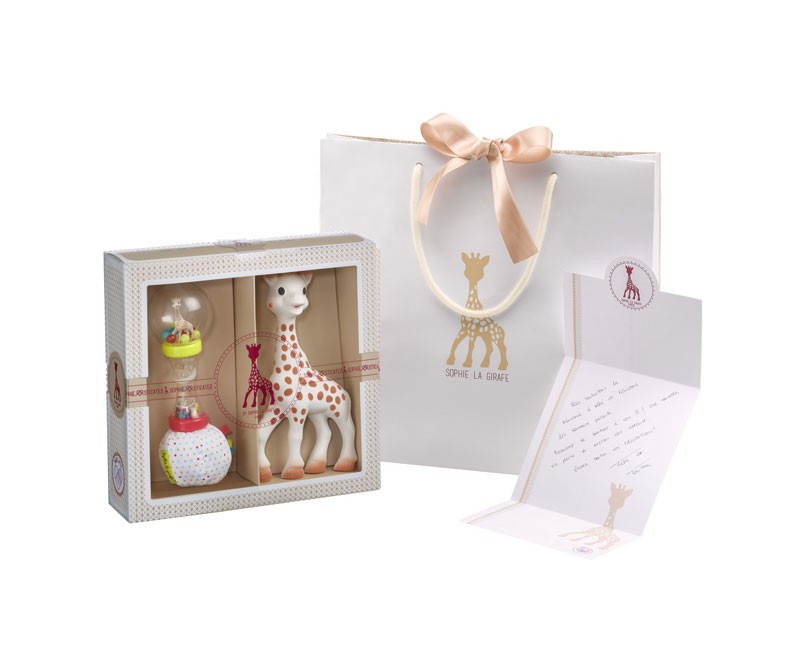Set pentru dentitie - SOPHIEsticat cu zornaitoare Sophie - Sophie la Girafe, [4],bestfam.ro