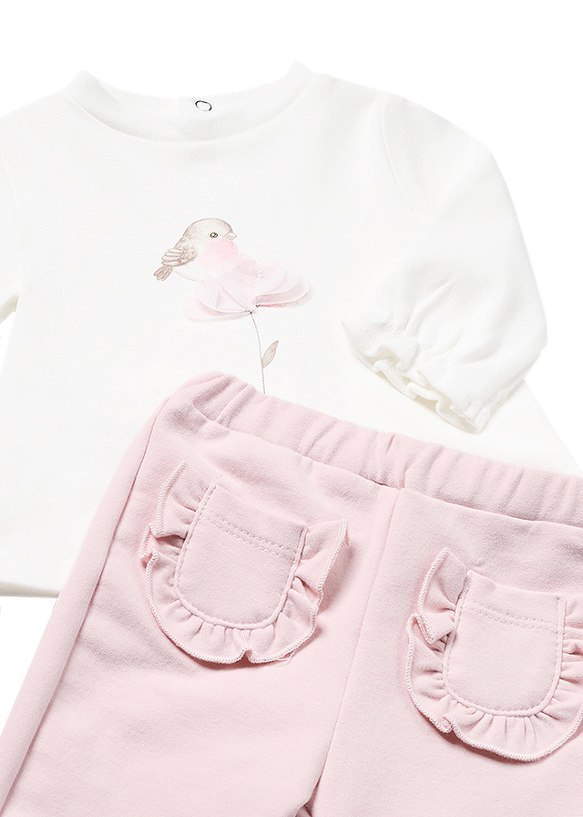 Set  trening 3 piese ECOFRIENDS - Flori- Mayoral 4-6 luni (70 cm), [3],bestfam.ro