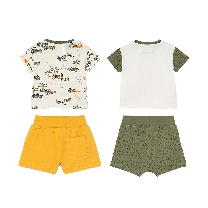 Set 4 piese - Tricou si pantaloni scurti - Mayoral, [2],bestfam.ro