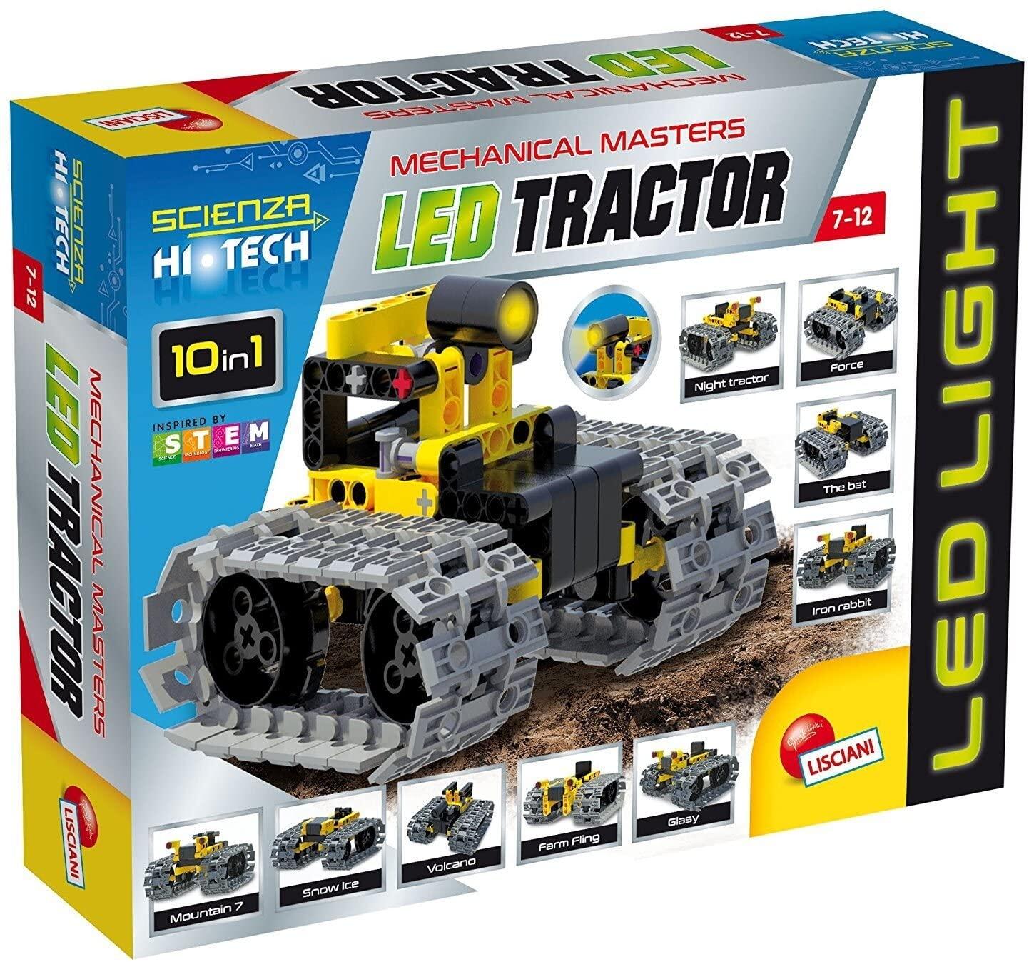 Set STEM 10 in 1 - Tractor cu LED