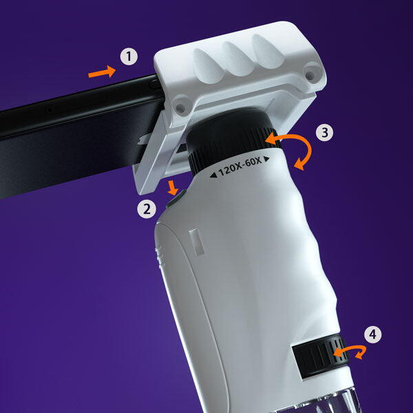 Setul micutului explorator - Microscop portabil, [3],bestfam.ro
