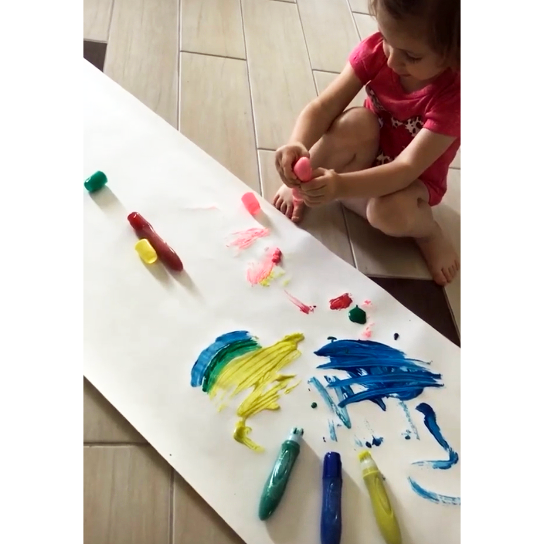 Squeeze'n Brush - 5 culori cu sclipici, [2],bestfam.ro