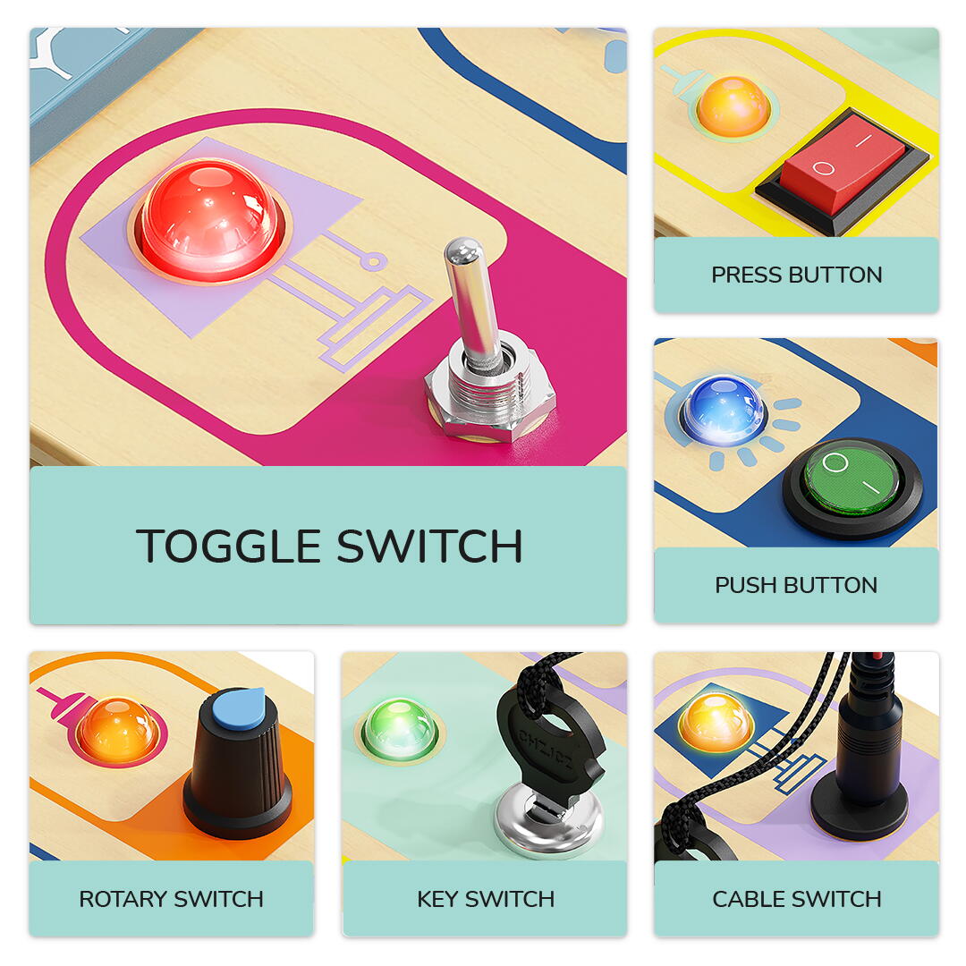 Tablita senzoriala - Micutul electrician, [8],bestfam.ro