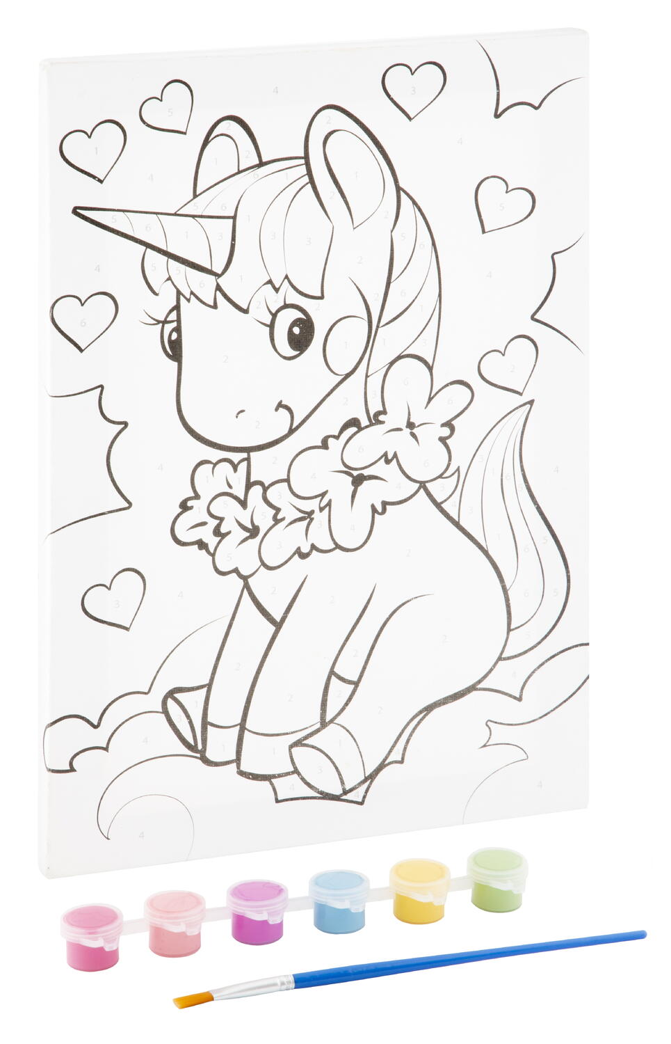 Tablou pictura pe numere - Unicorn, [2],bestfam.ro