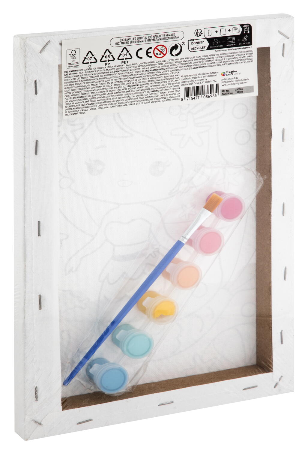 Tablou pictura pe numere - Unicorn, [3],bestfam.ro