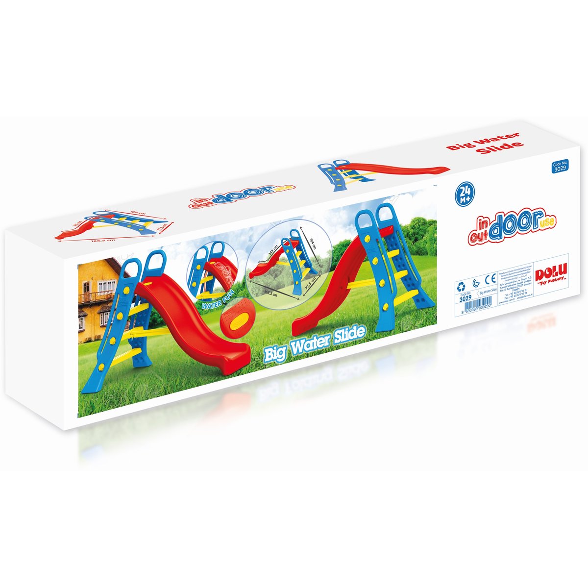 Tobogan mare pentru copii - viu colorat - Dolu, [4],bestfam.ro