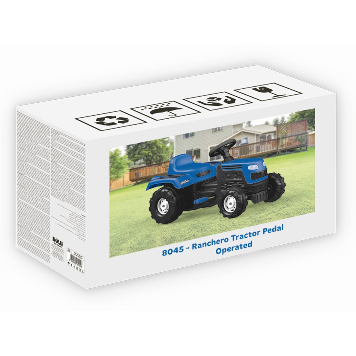 Tractor cu pedale - albastru, [2],bestfam.ro