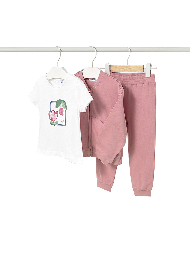 Trening 3 piese - Lalele - roz - Mayoral 4 ani