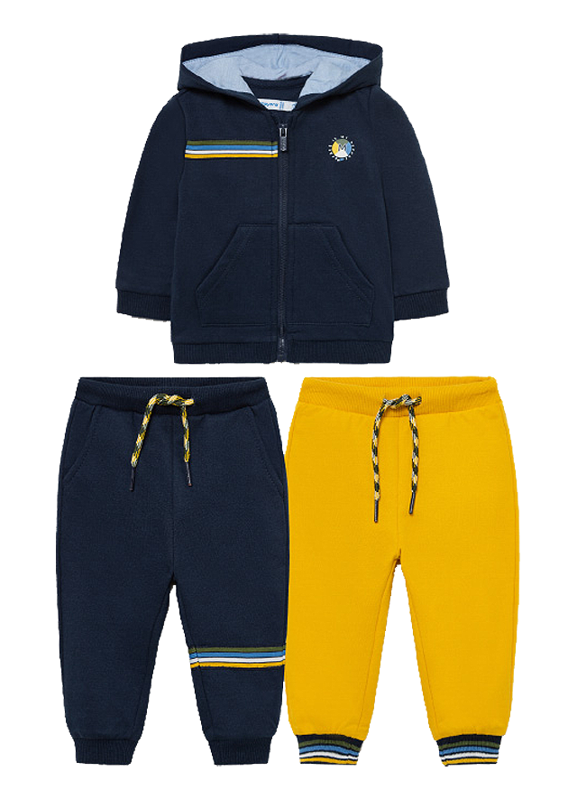 Trening plus cardat + 2 pantaloni - Mayoral 
