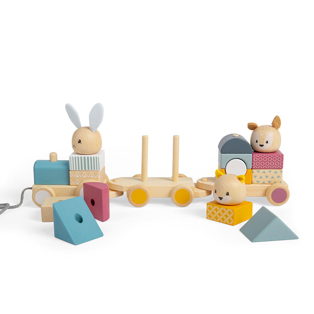 Trenulet cu forme - Animalute vesele, [8],bestfam.ro