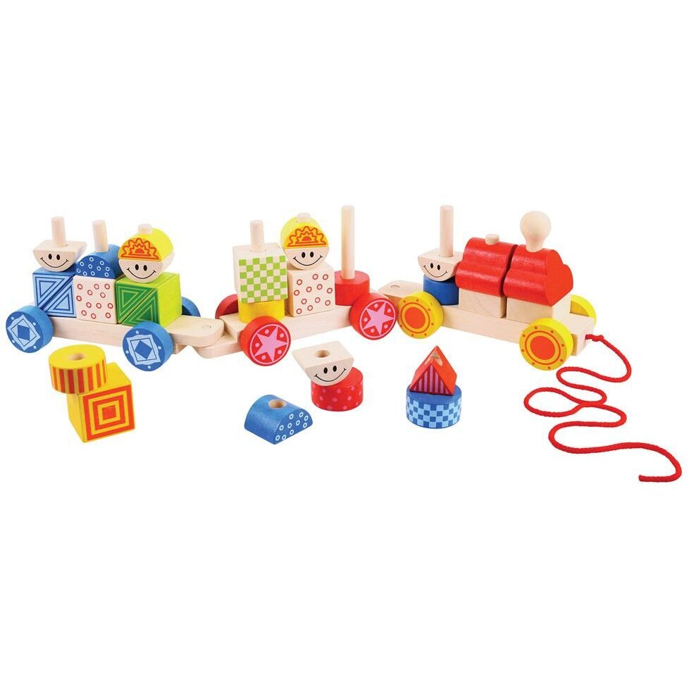 Trenuletul colorat cu forme - BigJigs, [2],bestfam.ro